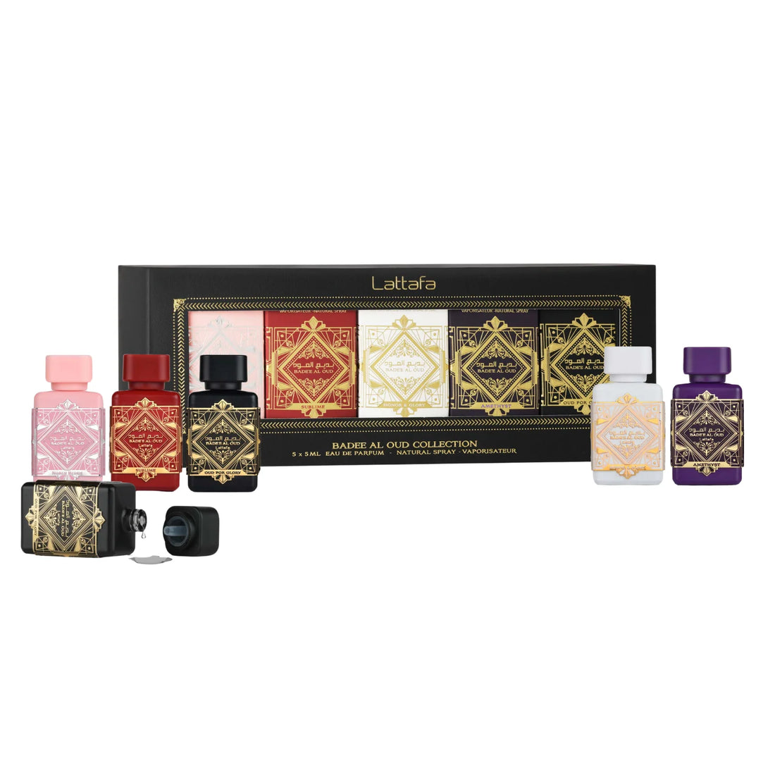 Lattafa Badee Al Oud Discovery Set 5ml x 5 Units